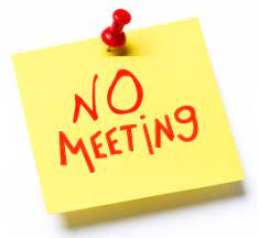No Meet Ups this Week