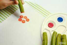 Painting using Fruit